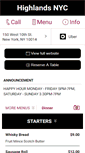 Mobile Screenshot of highlands-nyc.com